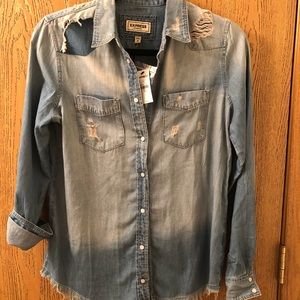 Express- jean shirt